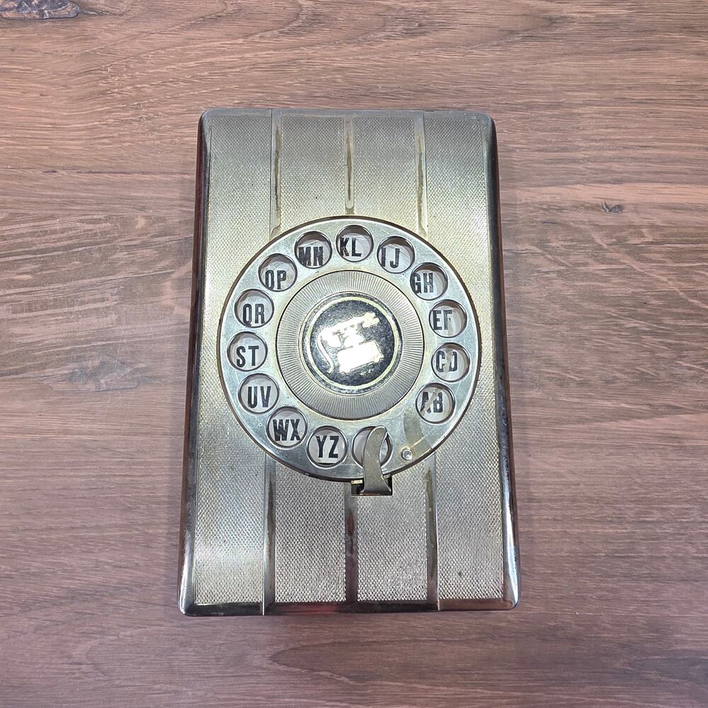 Vintage Rotary Phone Dial Address Book Telephone Index List Rolodex